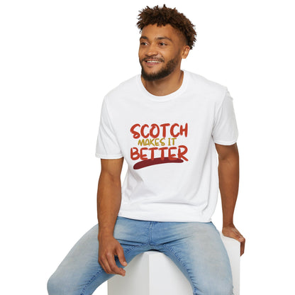 ¡Scotch lo mejora con cypherpunkgear! Camiseta unisex de estilo suave