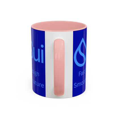SUI Dark Blue Accent Mug by cypherpunkgear.com