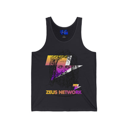 Zeus Network Unisex Jersey Tank Top by cypherpunkgear.com