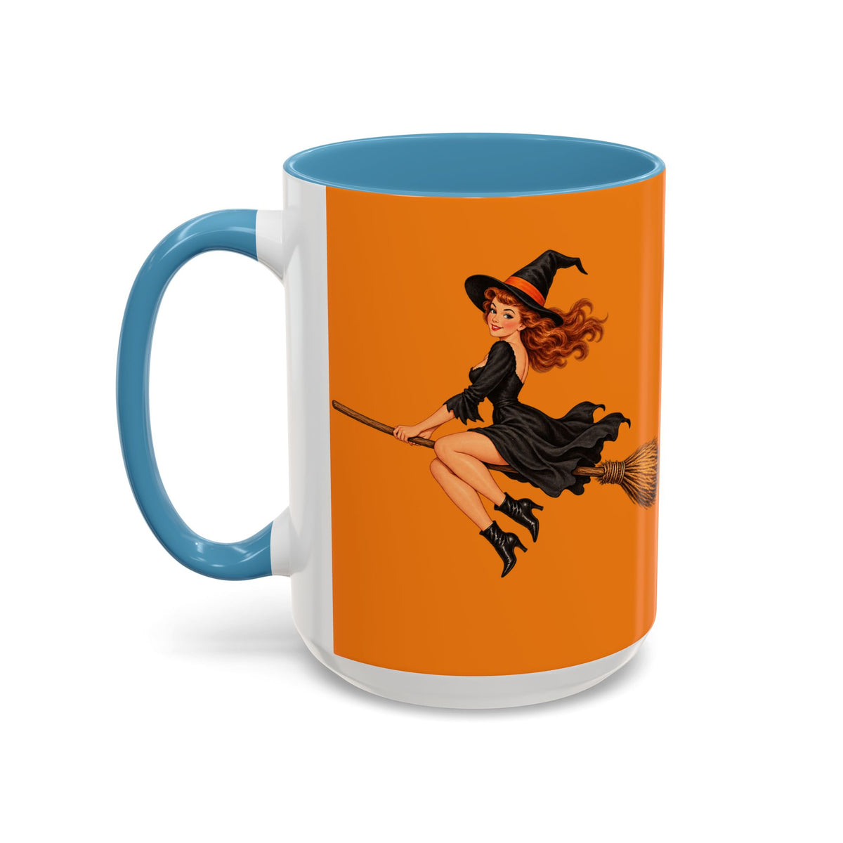 Hazel Hex Orange Accent Mug by CreepyCrafts.boo