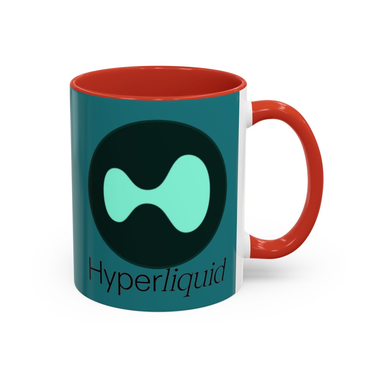 Hyperliquid Black font Hyperliquid Accent Mug by cypherpunkgear.com