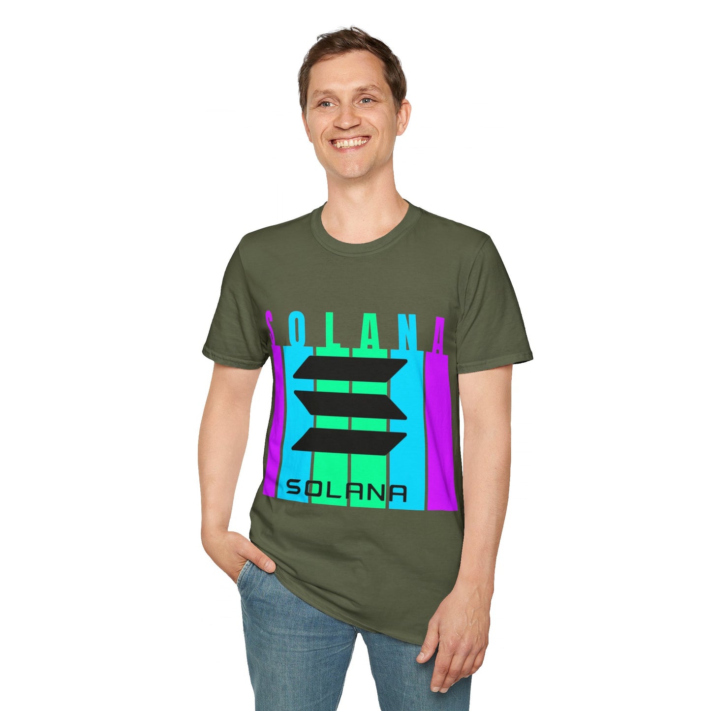 Solana (SOL) Freedom DKcolors Unisex T-Shirt by cypherpunkgear