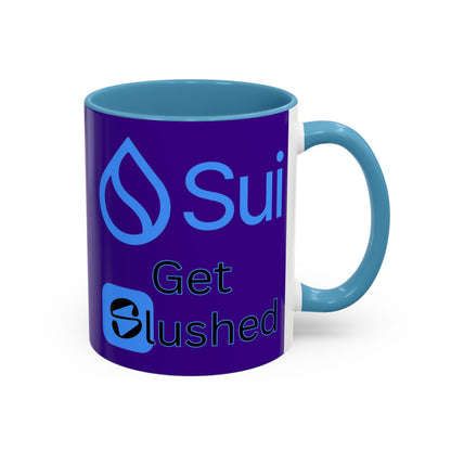 Sui: Get Slushed Purple Accent Mug by cypherpunkgear.com