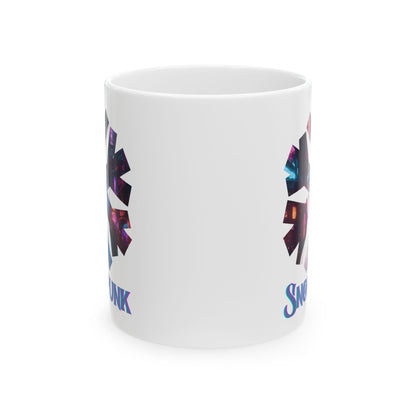 Snowpunk White Mug by cypherpunkgear.com