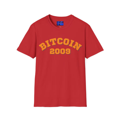 Bitcoin 2009 Light colors Unisex T-Shirt by cypherpunkgear.com