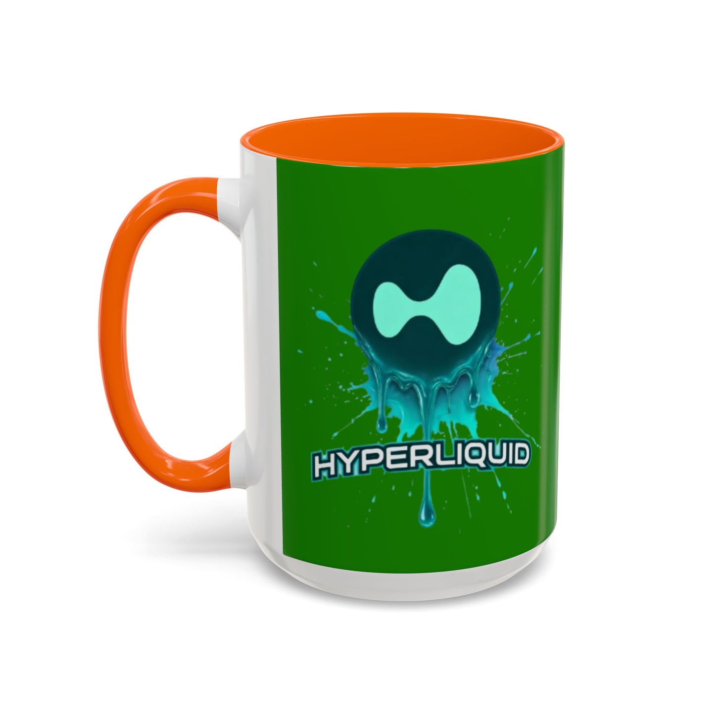 HYPE Drip Green Accent Mug by cypherpunkgear.com