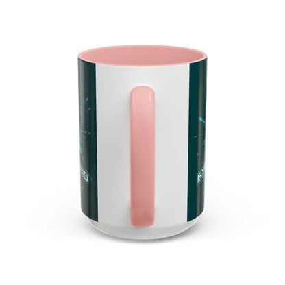HYPE Drip Dark Hyperliquid Accent Mug by cypherpunkgear.com