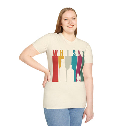 Whisky spelled without an 'e' LTcolors Unisex T-Shirt by cypherpunkgear.com
