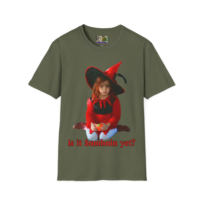 Is it Samhain yet? Dark colors Unisex T-Shirt by CreepyCrafts.boo