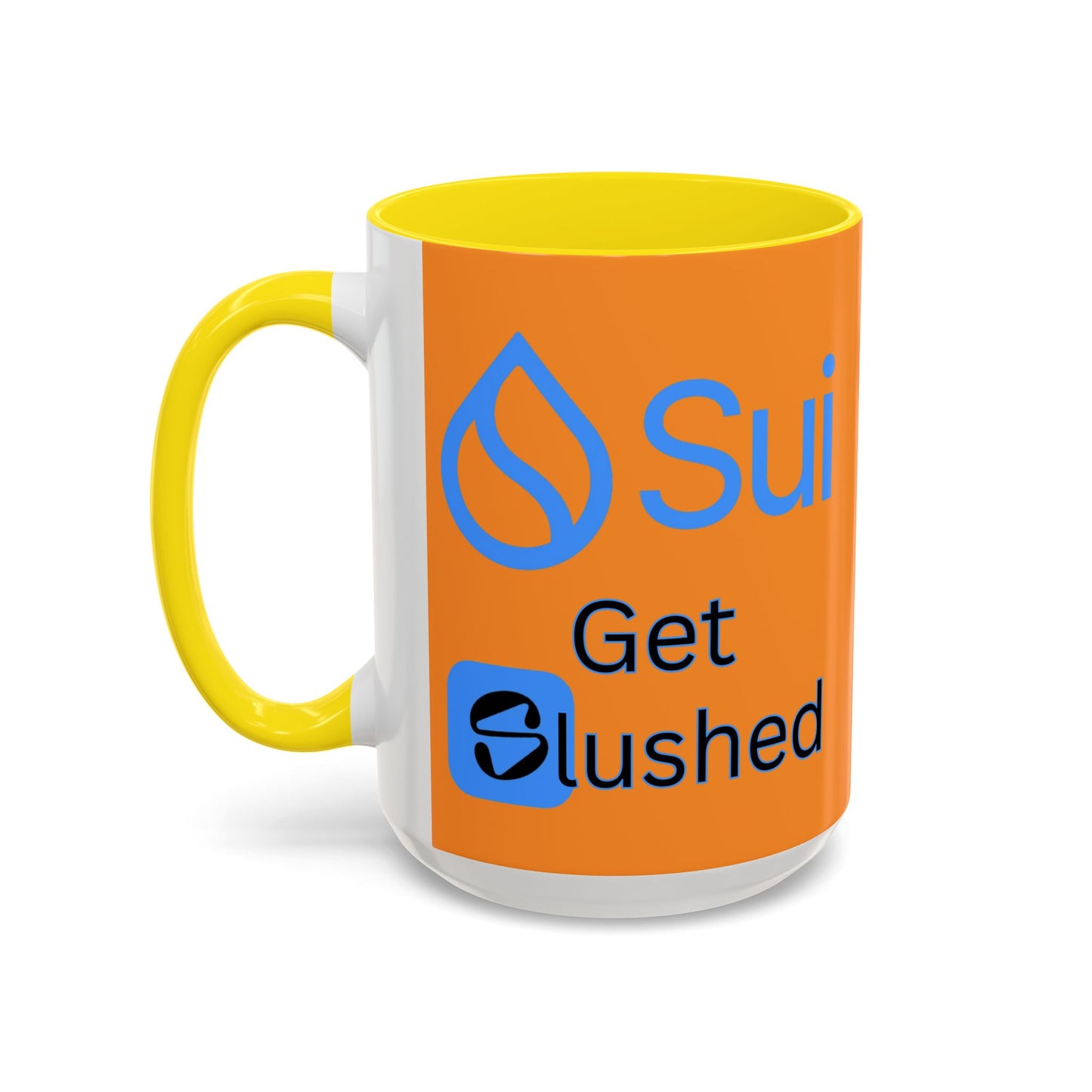 Sui: Get Slushed Orange Accent Mug by cypherpunkgear.com