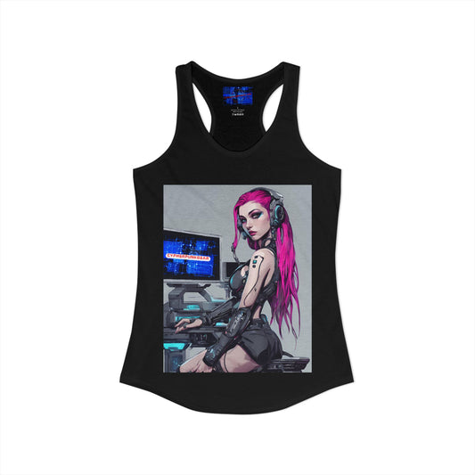 ¡Cyberpunk de cypherpunkgear! Camiseta sin mangas ideal con espalda cruzada para mujer