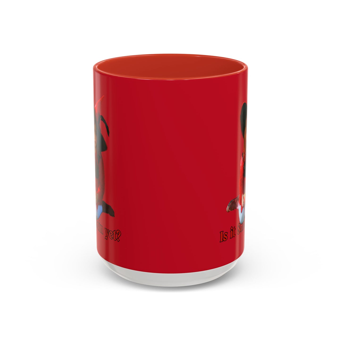 Is it Samhain yet? Red Accent Mug by CreepyCrafts.boo