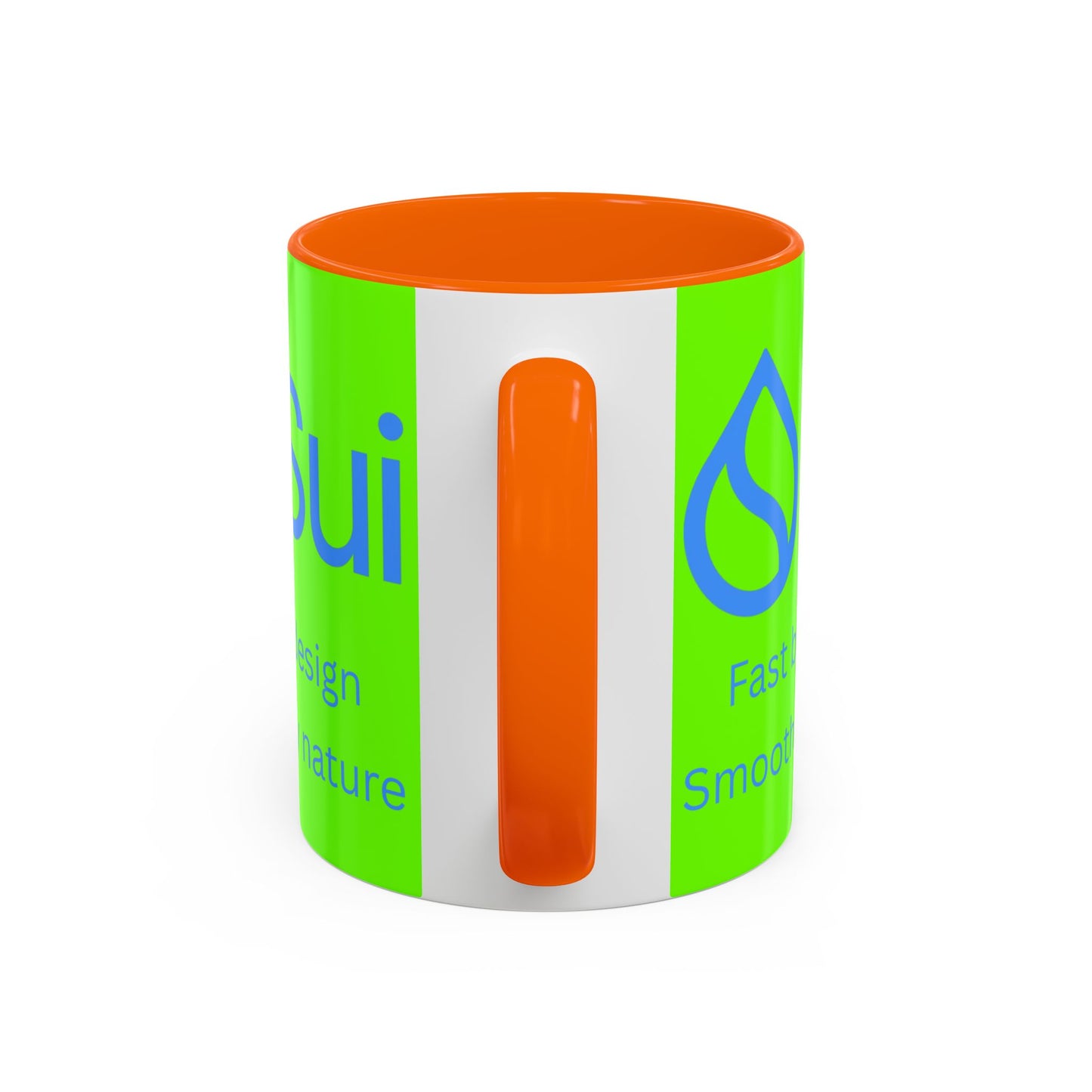 SUI Green Accent Mug by cypherpunkgear.com