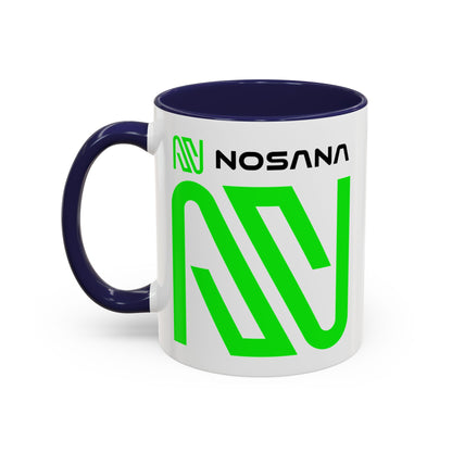 Nosana (NOS) Accent Mug by cypherpunkgear