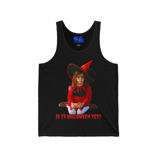 Is it Halloween yet? Unisex Jersey Tank Top by cypherpunkgear