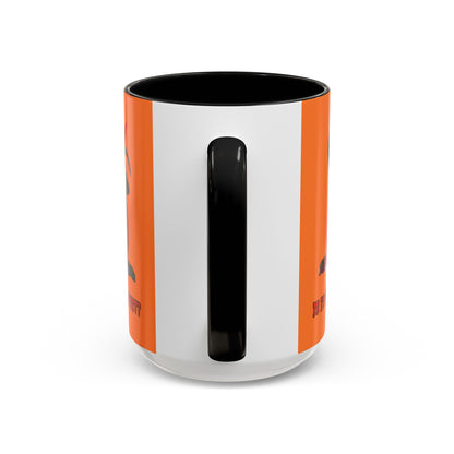 Is it Halloween yet? Orange Accent Mug by CreepyCrafts.boo
