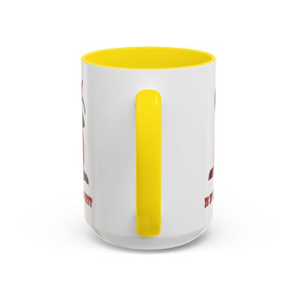 Is it Halloween yet? White Accent Mug by CreepyCrafts.boo
