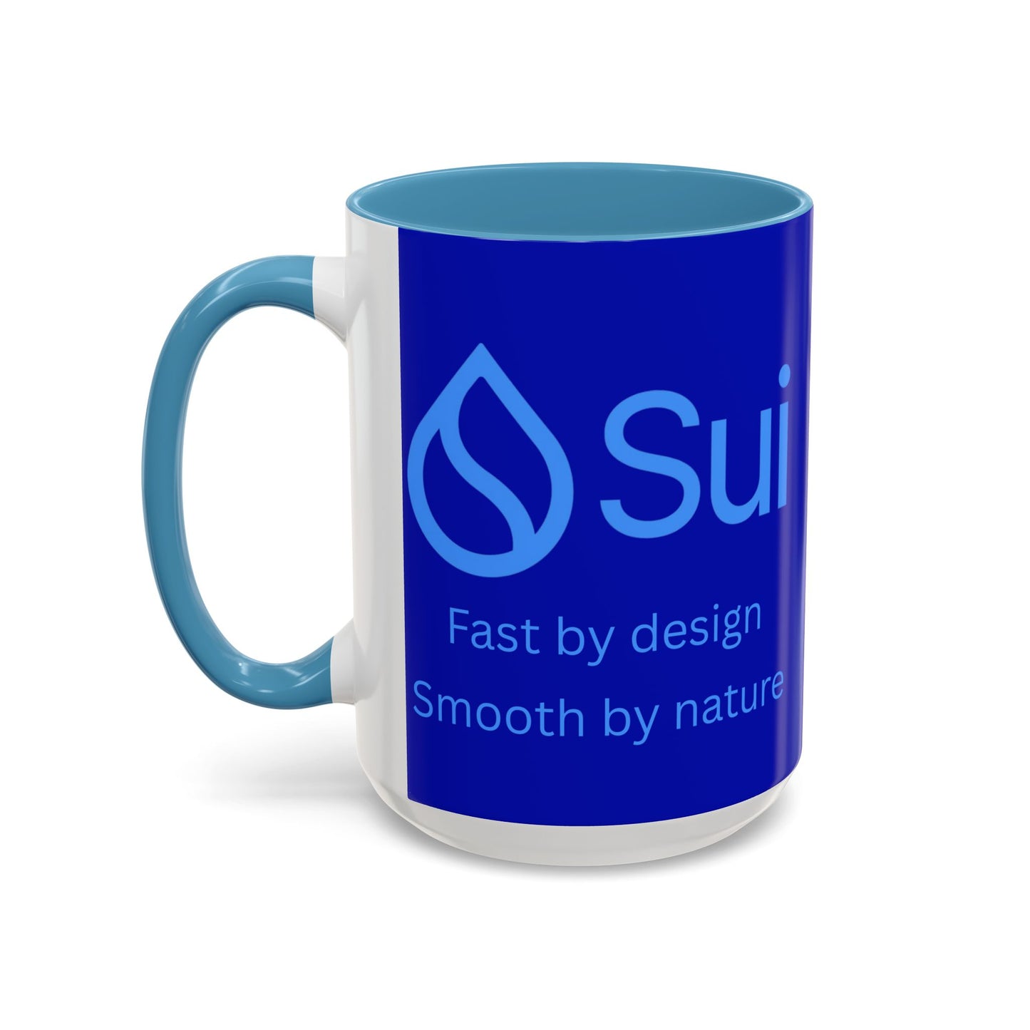 SUI Dark Blue Accent Mug by cypherpunkgear.com