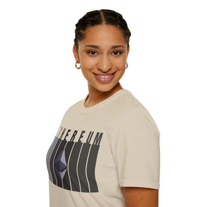 Ethereum (ETH) Light colors Unisex T-Shirt by cypherpunkgear.com