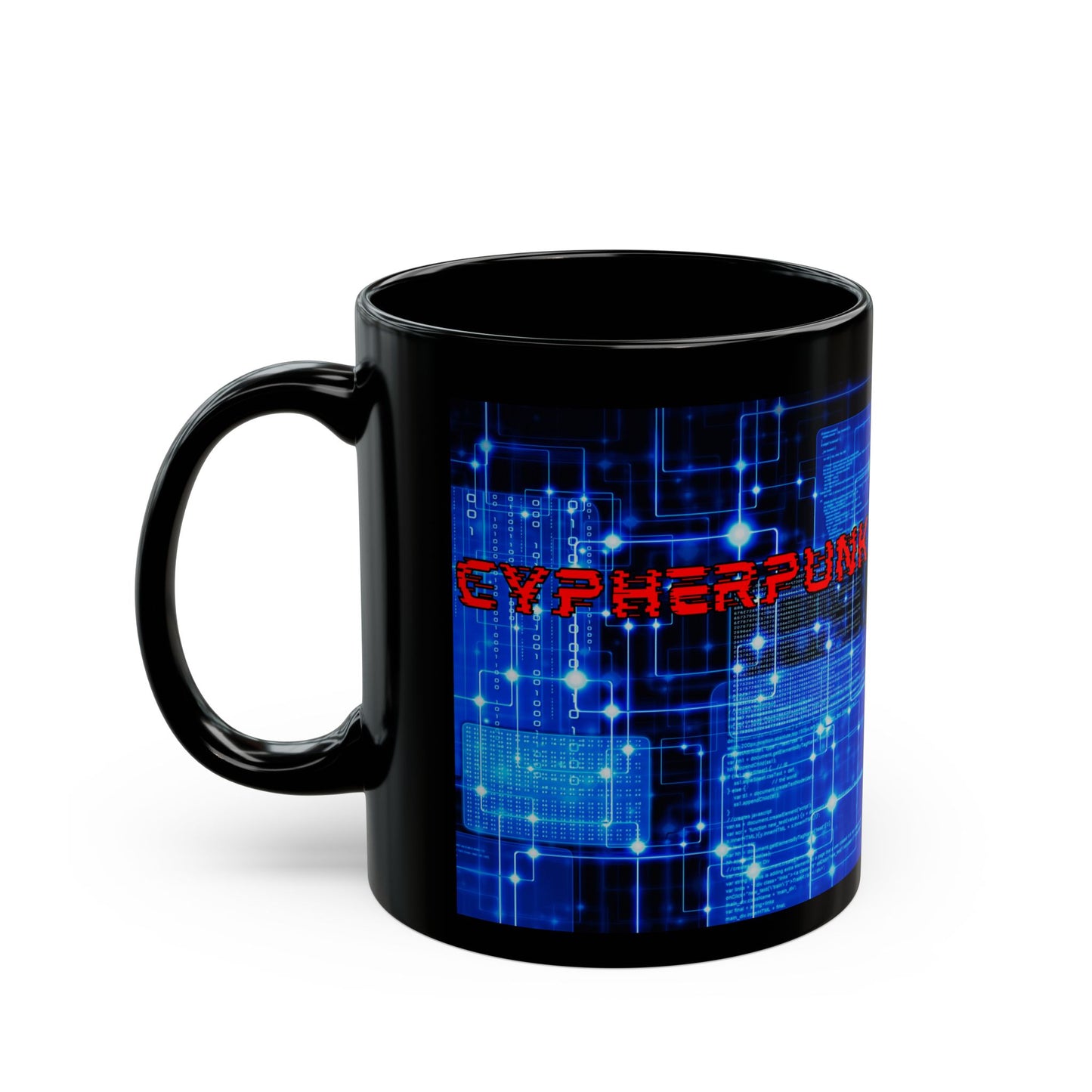 Cypherpunk Black Mug by cypherpunkgear.com