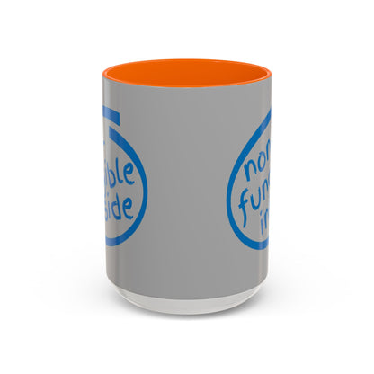 Non-Fungible Inside Grey Accent Mug by cypherpunkgear.com