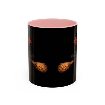 Hazel Hex Black Accent Mug by CreepyCrafts.boo
