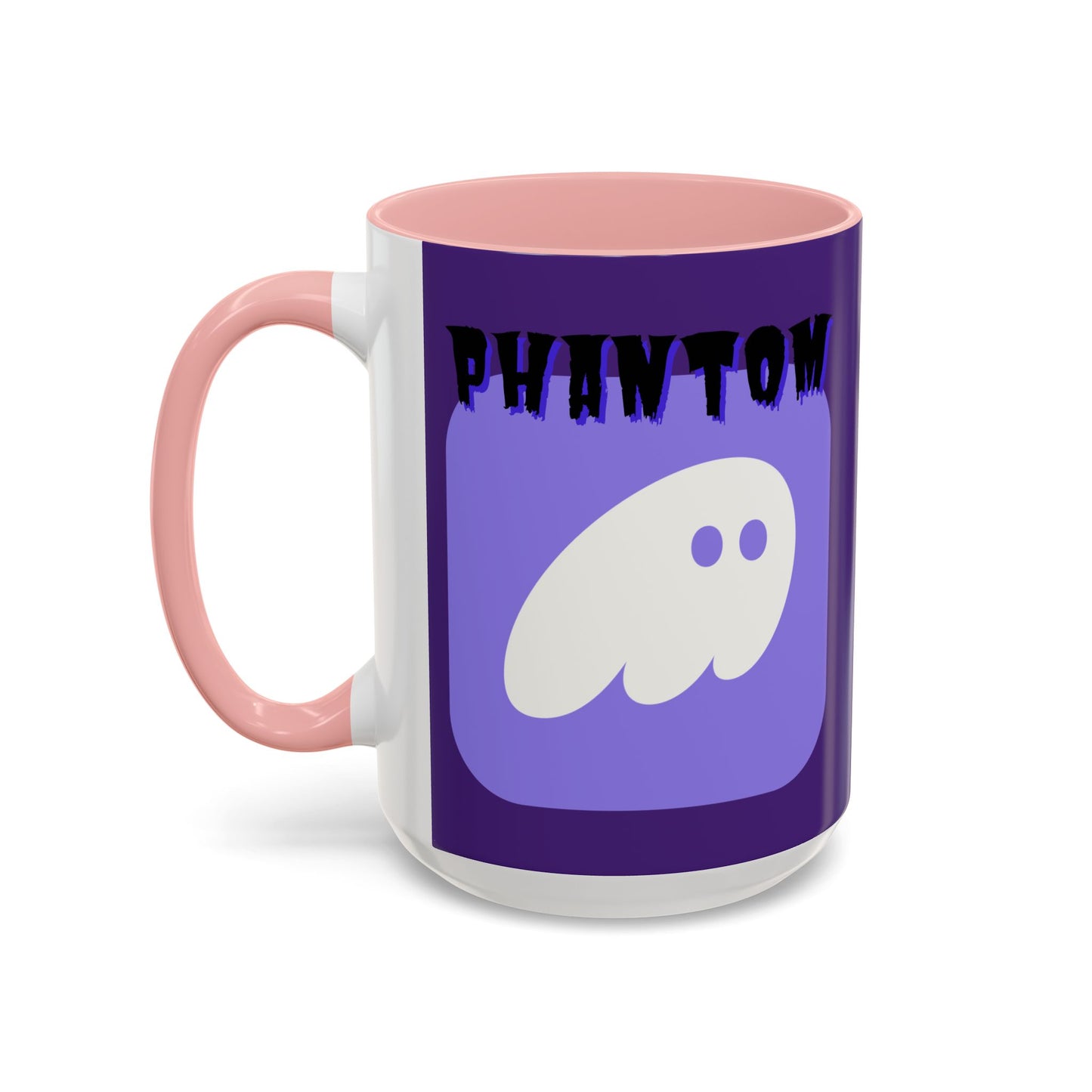 Phantom Hot Wallet Purple Accent Mug by cypherpunkgear.com
