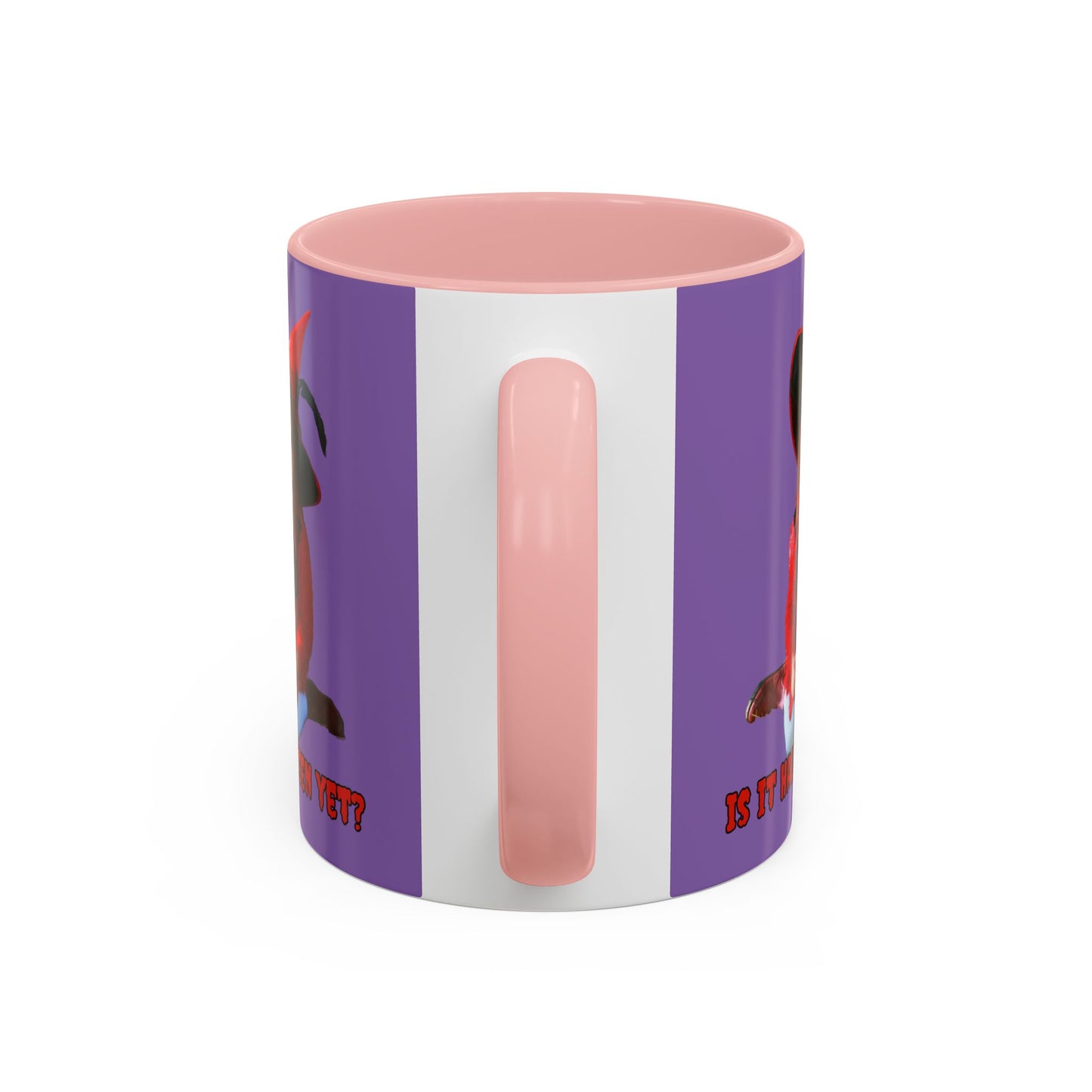 Is it Halloween yet? Light Purple Accent Mug by CreepyCrafts.boo