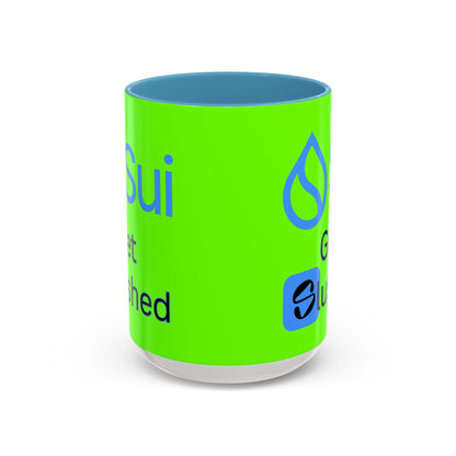 Sui: Get Slushed Green Accent Mug by cypherpunkgear.com