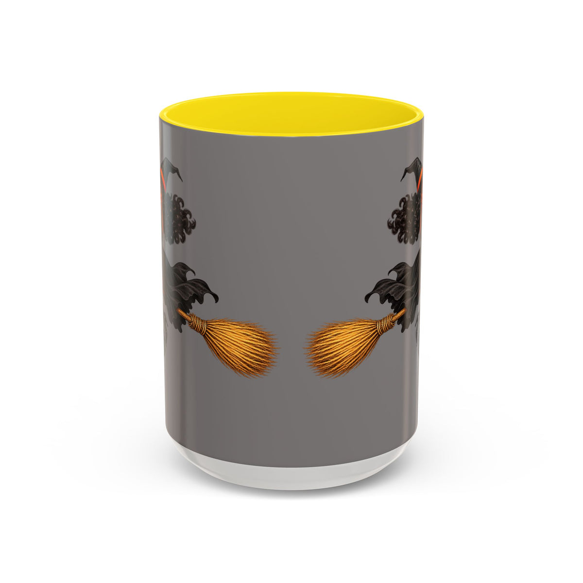 Velvet Vex Grey Accent Mug by CreepyCrafts.boo