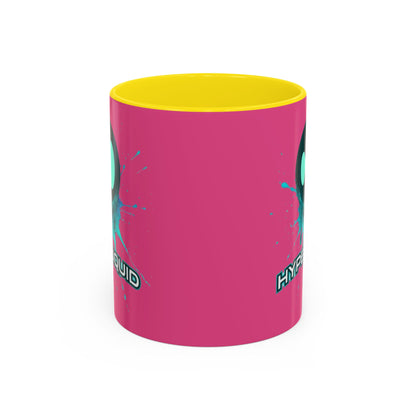 HYPE Drip Pink Accent Mug by cypherpunkgear.com