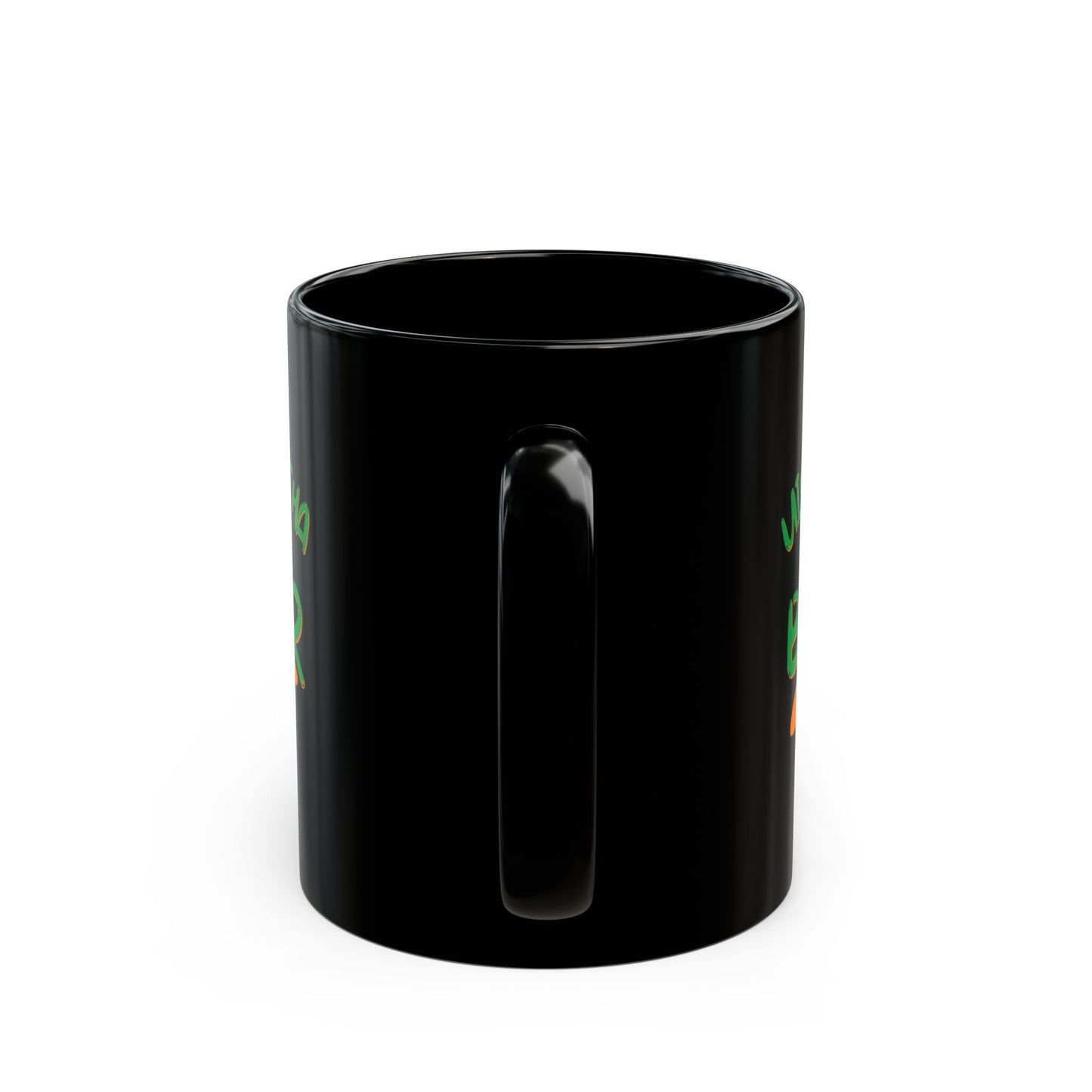 Uisce Beatha makes it better Green font Black Mug by cypherpunkgear.com