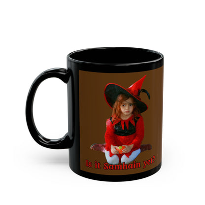 Is it Samhain yet? Brown Mug by CreepyCrafts.boo