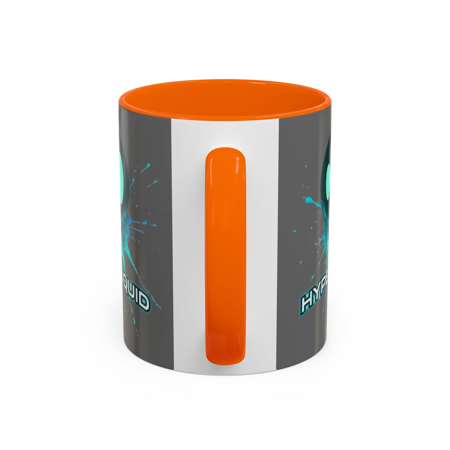 HYPE Drip Grey Accent Mug by cypherpunkgear.com