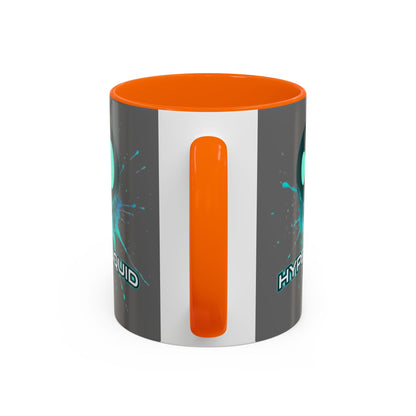 HYPE Drip Grey Accent Mug by cypherpunkgear.com