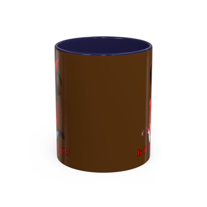 Is it Samhain yet? Brown Accent Mug by CreepyCrafts.boo
