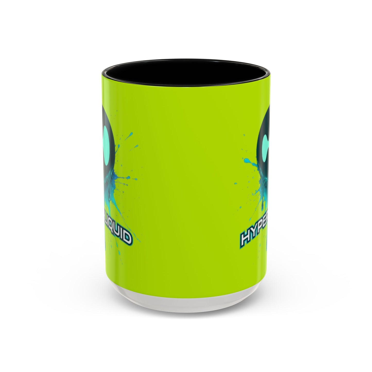 HYPE Drip Yellow Accent Mug by cypherpunkgear.com