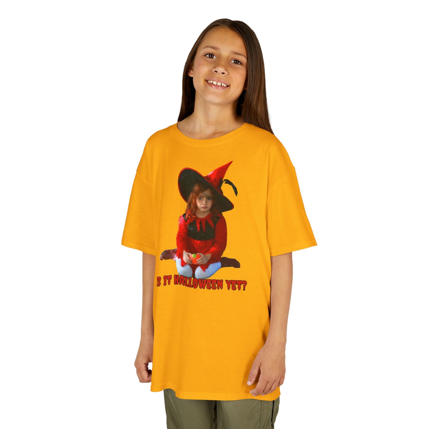 Is it Halloween yet? Kids Heavy Cotton™ Tee by CreepyCrafts.boo