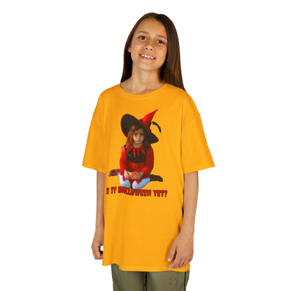 Is it Halloween yet? Kids Heavy Cotton™ Tee by CreepyCrafts.boo