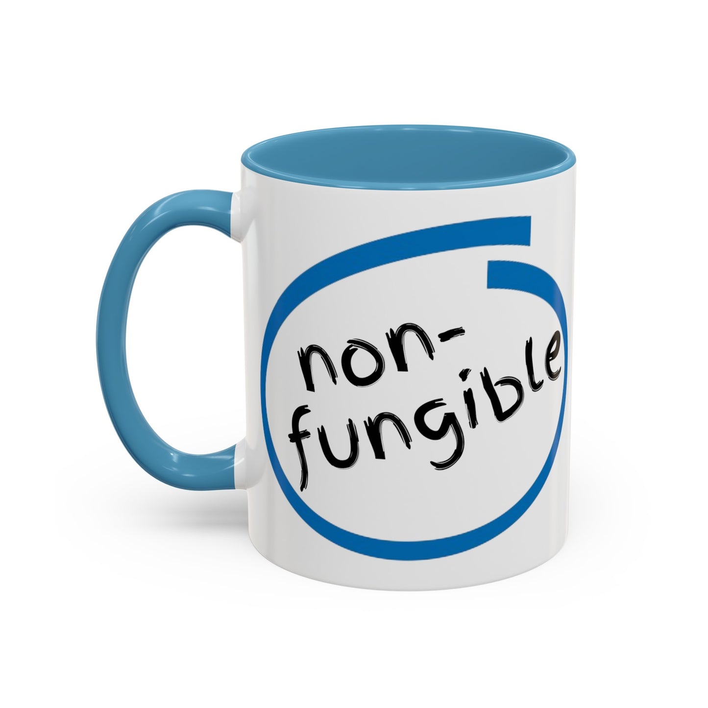 Nonfungible Accent Mug by cypherpunkgear