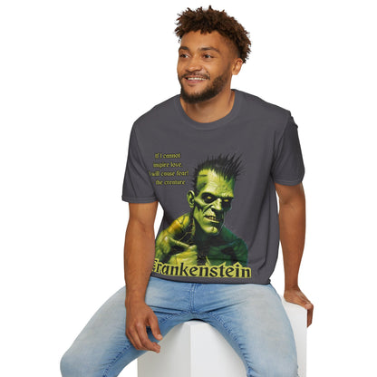 Frankenstein's Creature Dark colors Unisex T-Shirt by CreepyCrafts.boo