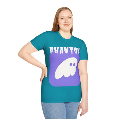 Phantom Hot Wallet Dark colors Unisex T-Shirt by cypherpunkgear.com