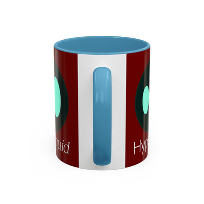 Hyperliquid White font Red Accent Mug by cypherpunkgear.com