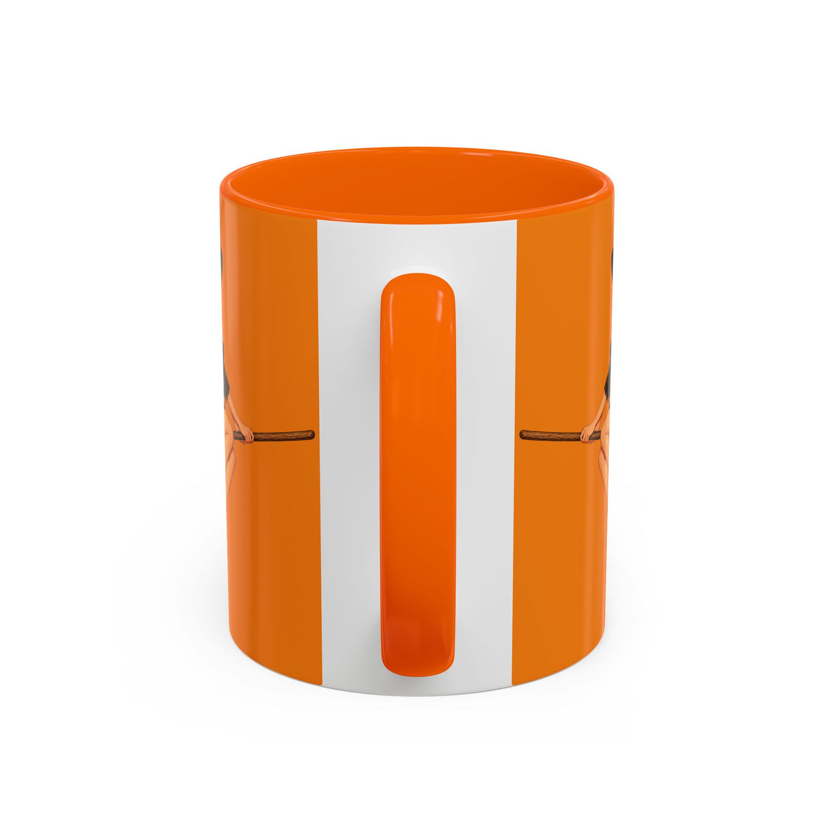 Hazel Hex Orange Accent Mug by CreepyCrafts.boo