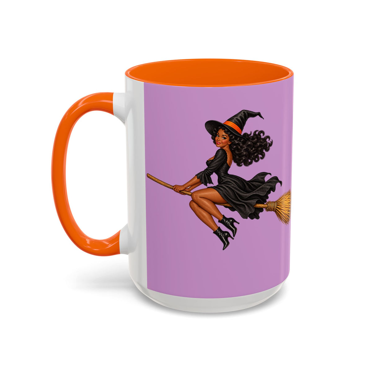 Velvet Vex Pink Accent Mug by CreepyCrafts.boo