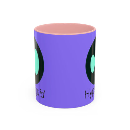 Hyperliquid Black font Light Purple Accent Mug by cypherpunkgear.com