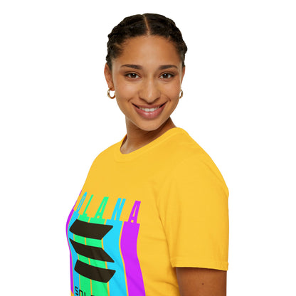 Solana (SOL) Freedom LTcolors Unisex T-Shirt by cypherpunkgear