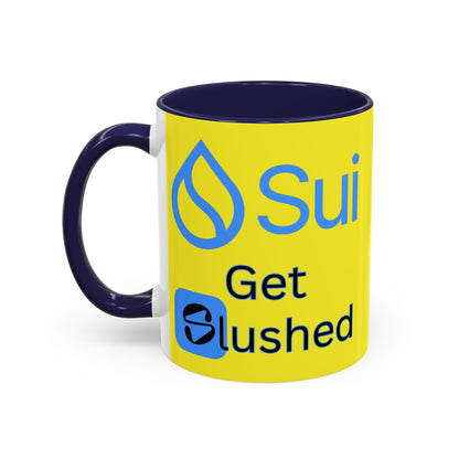 Sui: Get Slushed Yellow Accent Mug by cypherpunkgear.com