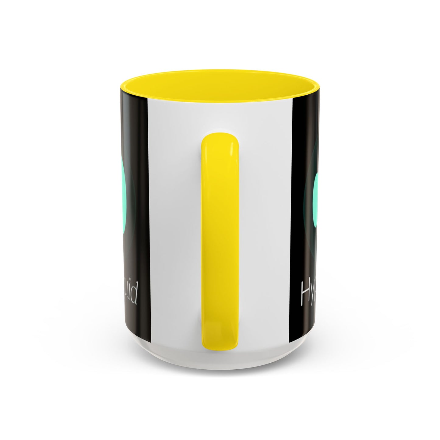 Hyperliquid White font Black Accent Mug by cypherpunkgear.com