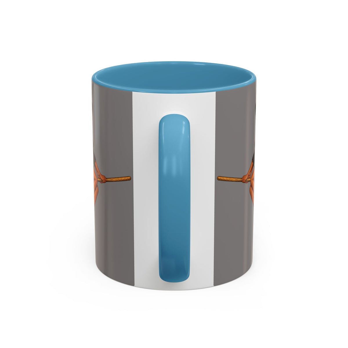 Velvet Vex Grey Accent Mug by CreepyCrafts.boo